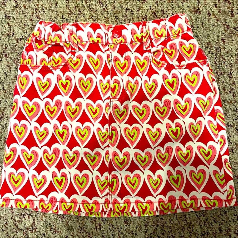Like new Gymboree heart skirt size 8